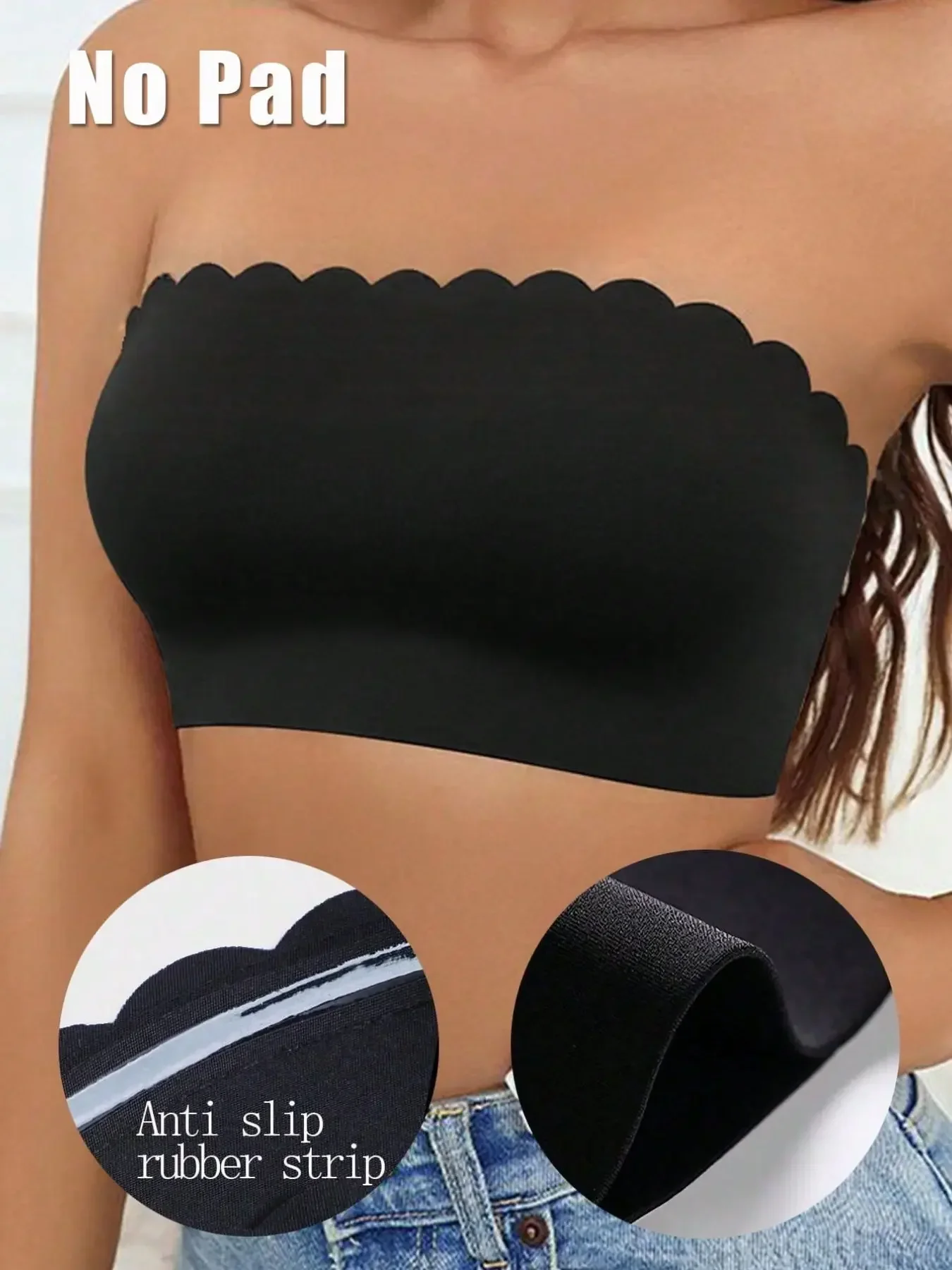 Women's Strapless Bra, Seamles - đánh giá và giá Bralette Wireless Soft