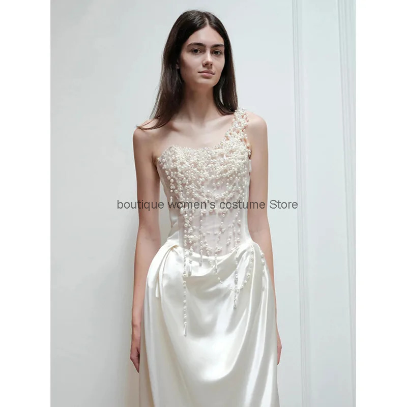 Cos 2025 French Strapless Even - đánh giá và giá Slip Dress Satin